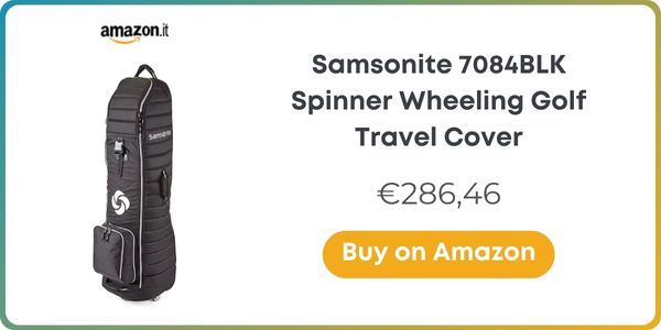Samsonite 7084 BLK Spinner Wheeling Golf Travel Cover