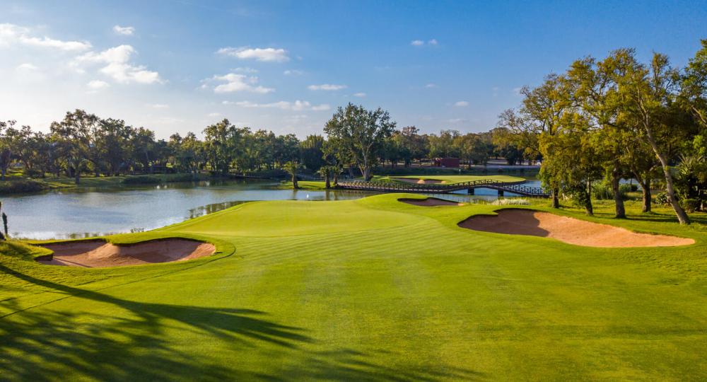 Royal Golf Dar Es Salam course and water obstacle view