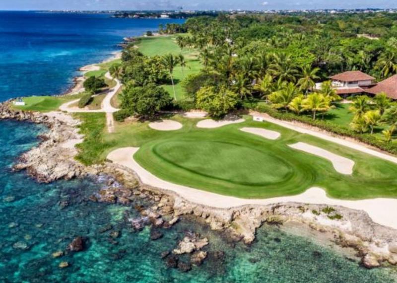 Teeth of the Dog Golf Course aerial view