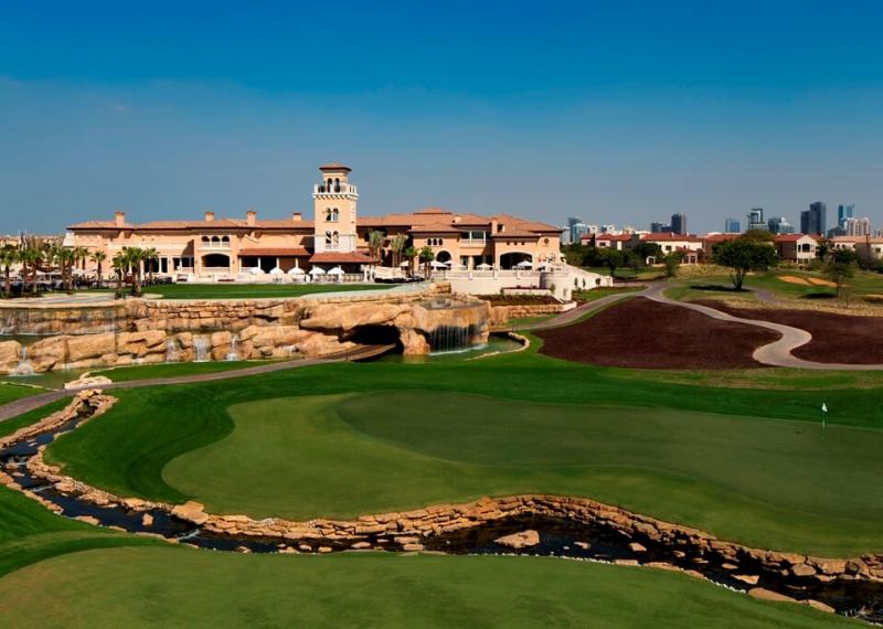 Jumeirah Clubhouse view from Earth Course