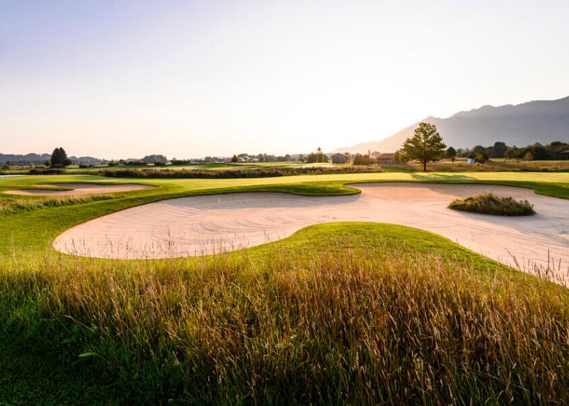 DAS ACHENTAL Golf Course vista fairway e bunker