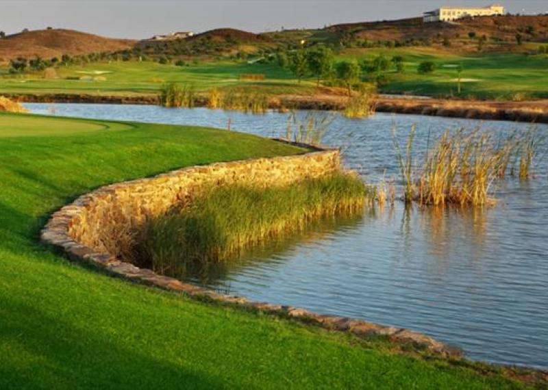 Water obstacle at Quinta do Vale