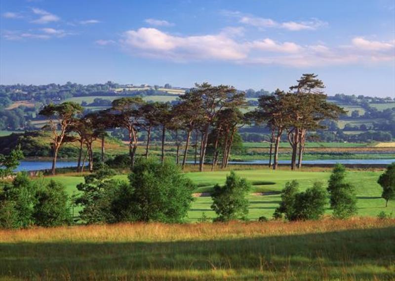 Deerpark Course with surrounding panorama