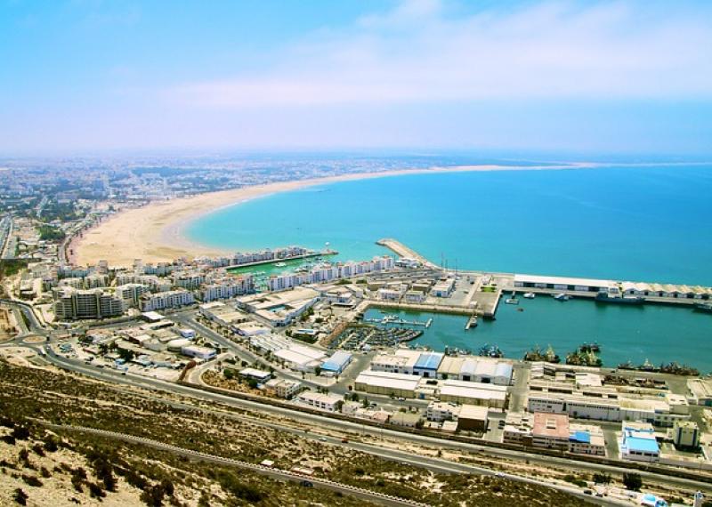vista aerea di Agadir