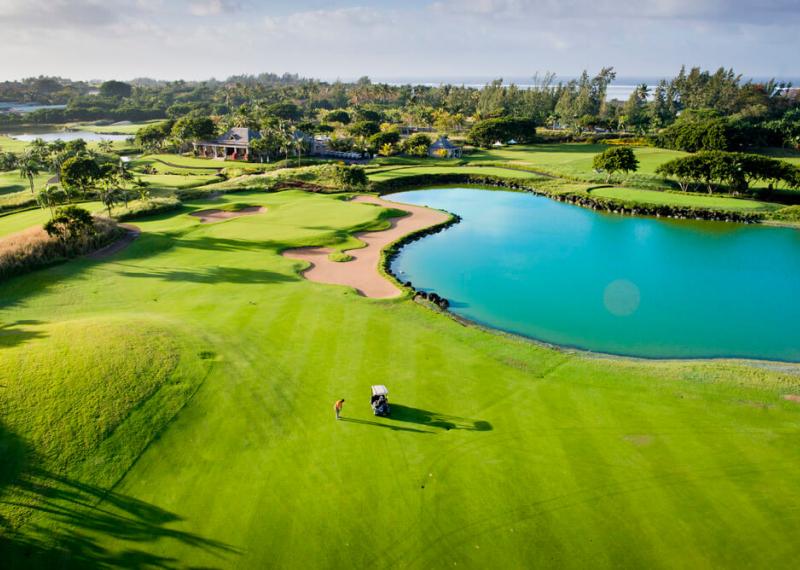 Heritage golf aerial view