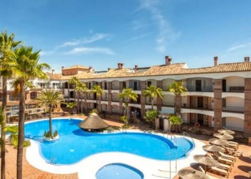 Resort and swimming pool view