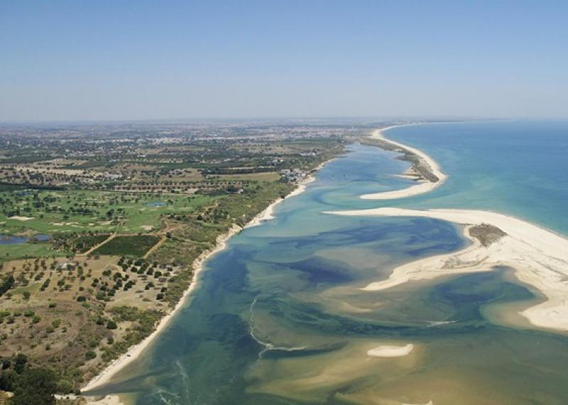 Costa al Quinta da Ria con vista aerea