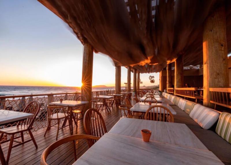 Sunset terrace at The Westin Resort, Costa Navarino