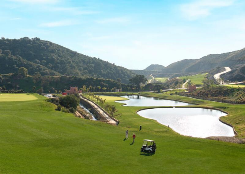 Villa Padierna golf course aerial view