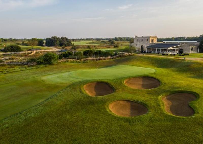 Acaya Golf Club fairway and bunkers view