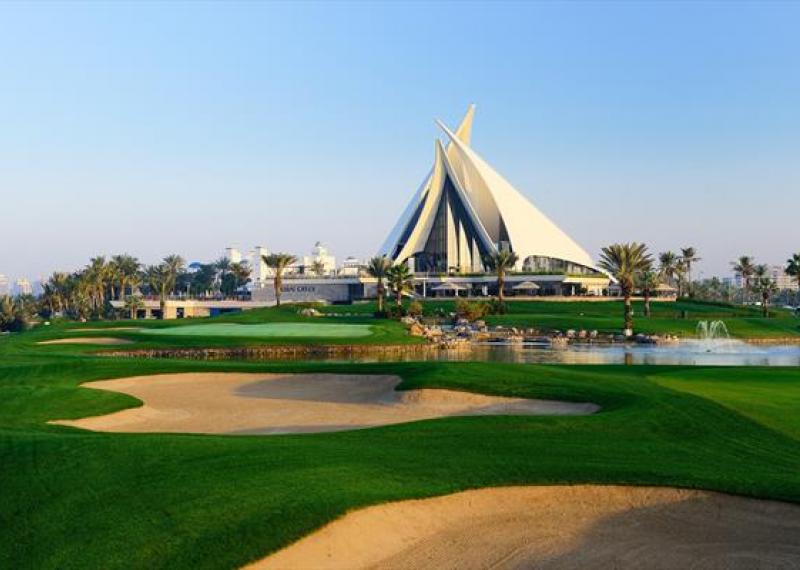Dubai Creek golf course vista fairway